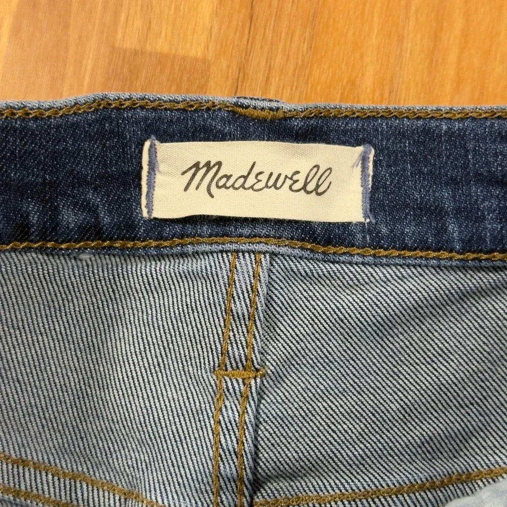 Madewell 10 High-Rise Skinny Jeans Tall 28T Medium Wash Denim G8549